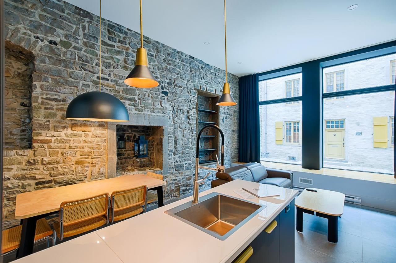 Ferienwohnung Les Lofts Notre-Dame - Par Les Lofts Vieux-Quebec Exterior foto